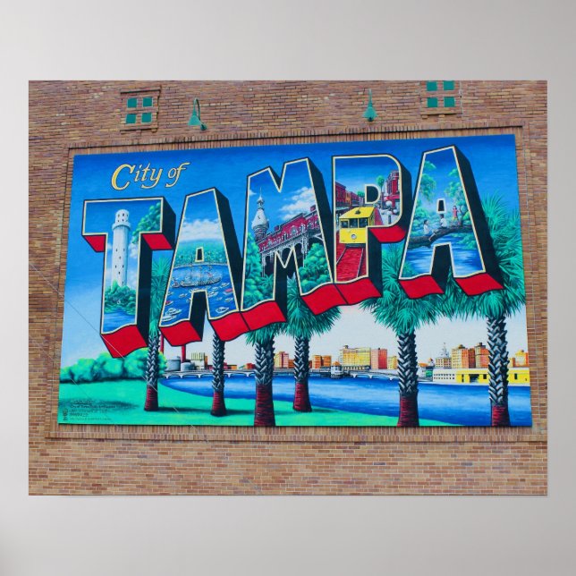 City of Tampa,Florida Poster (Front)
