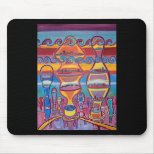 City Of The Future Sticker Mouse Mat