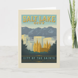 City of the Saints Salt Lake City, Utah Card