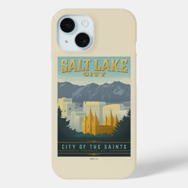 City of the Saints | Salt Lake City, Utah Case-Mate iPhone Case (Back)