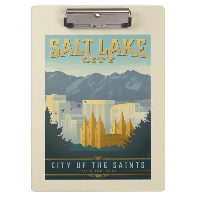 City of the Saints | Salt Lake City, Utah Clipboard (Front)