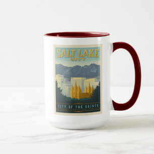 City of the Saints   Salt Lake City, Utah Mug