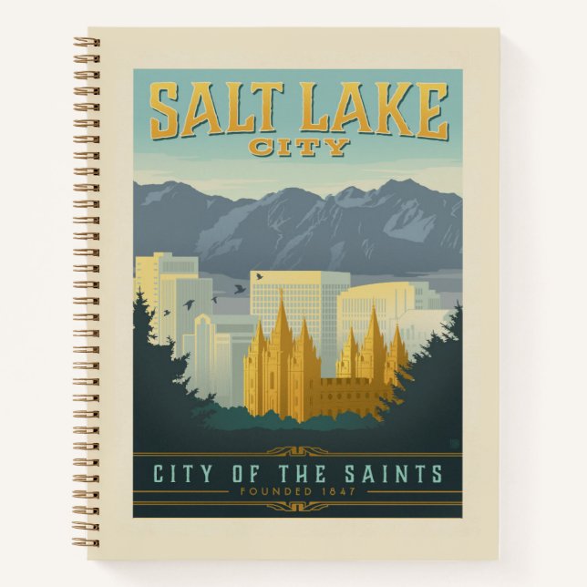 City of the Saints | Salt Lake City, Utah Notebook (Front)