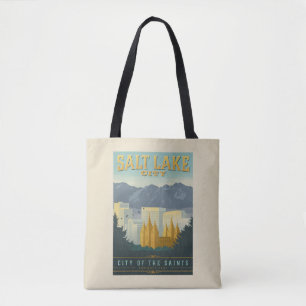 City of the Saints   Salt Lake City, Utah Tote Bag