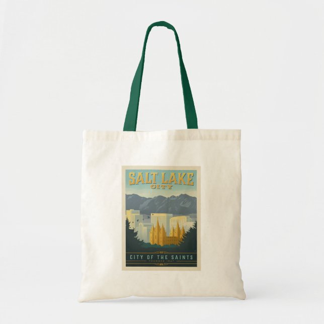 City of the Saints | Salt Lake City, Utah Tote Bag (Front)