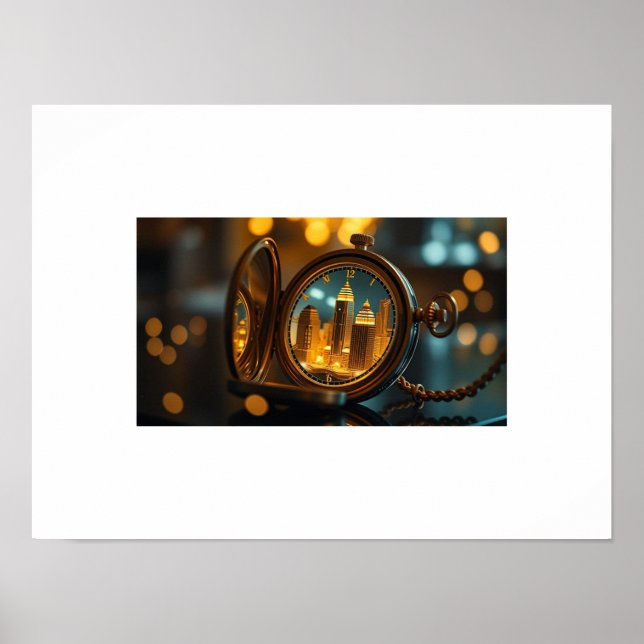 City of Time – Urban Dreams Trapped in a Pocket Wa Poster (Front)