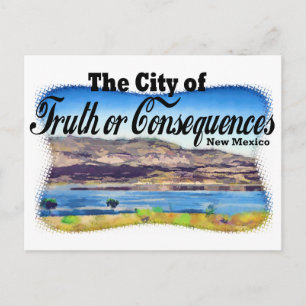 City of Truth or Consequences Postcard
