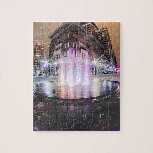 City of Tulsa Oklahoma Jigsaw Puzzle (Vertical)