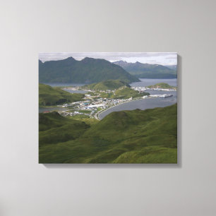 City of Unalaska, Alaska Canvas Print
