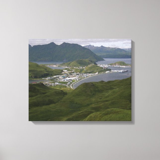 City of Unalaska, Alaska Canvas Print (Front)