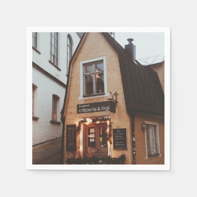 City of Visby - Crêperie & Logi - Sweden  Napkin (Front)