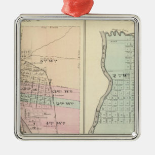 City of Wausau, Village of Shawano Metal Tree Decoration