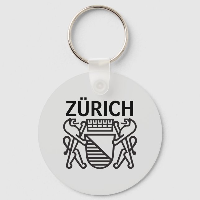 City of Zürich, SWITZERLAND Key Ring (Front)
