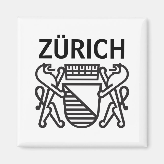 City of Zürich, SWITZERLAND Magnet (Front)