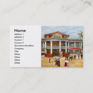 City - OH - The Chester Park Club House 1909 Business Card