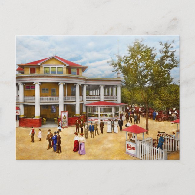 City - OH - The Chester Park Club House 1909 Postcard (Front)