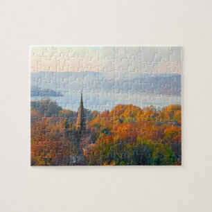 City On the River Jigsaw Puzzle