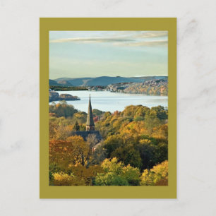 City on the River Postcard