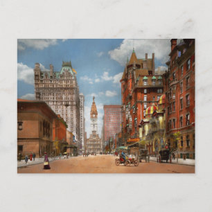 City - PA Philadelphia - Broad Street 1905 Postcard