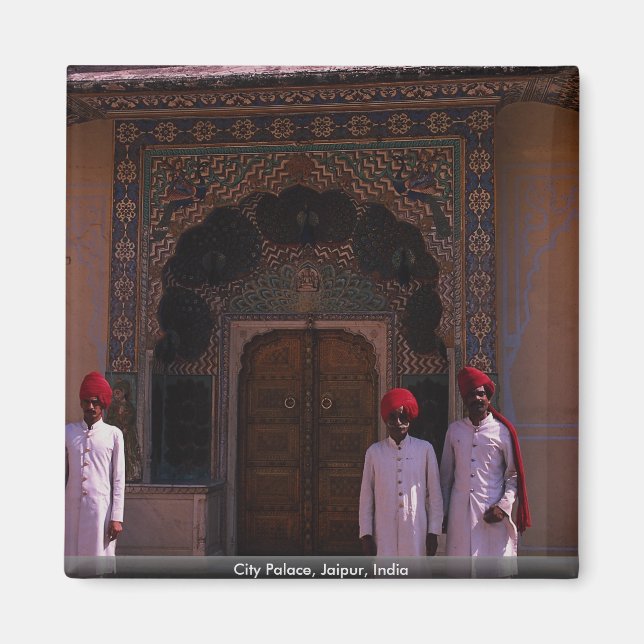 City Palace, Jaipur, India Magnet (Front)