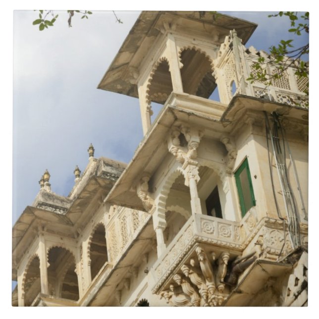 City Palace, Udaipur, Rajasthan, India Tile (Front)