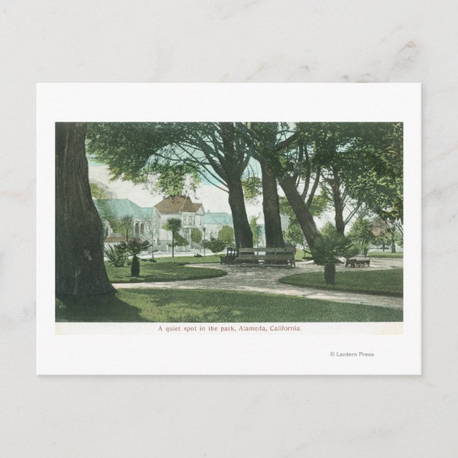 City Park ViewAlameda, CA Postcard (Front)