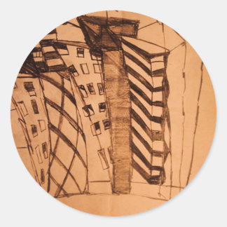 CITY PHAROAH CLASSIC ROUND STICKER