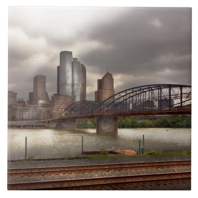 City - Pittsburgh, PA - Smithfield Bridge Tile (Front)