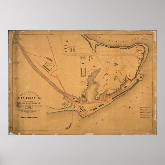 city point RR depot Poster (Front)