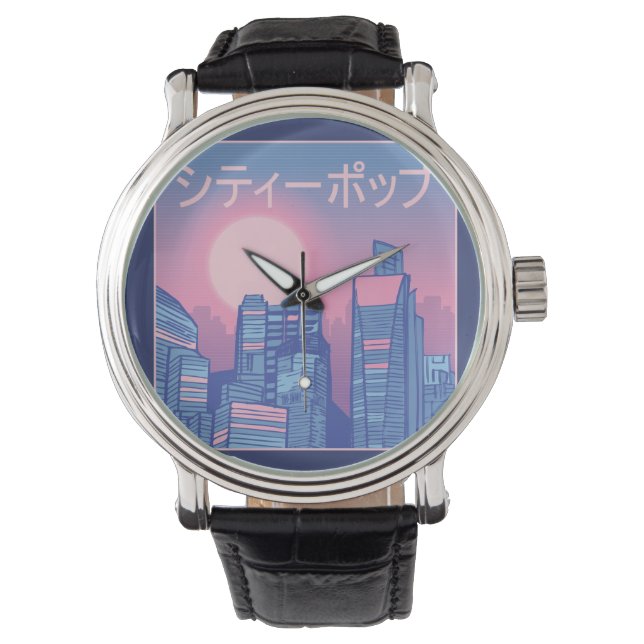 City pop Japanese Music Watch (Front)