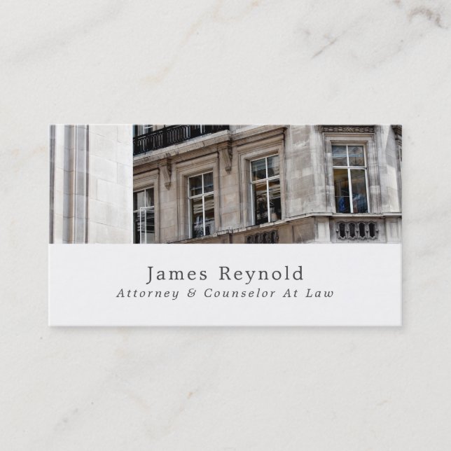 City Portrait, Legal Professional Business Card (Front)