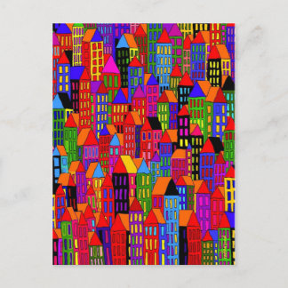 'city' postcard