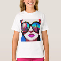 City Reflection in Sunglasses Woman