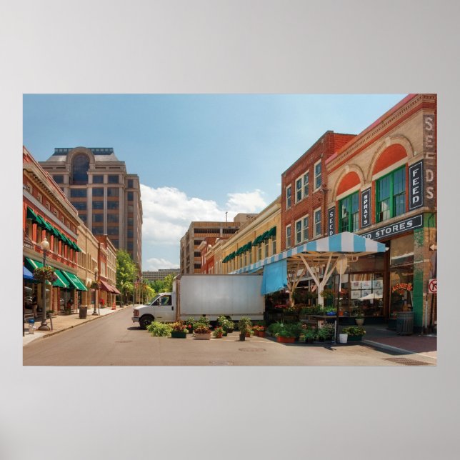 City - Roanoke, VA - The City Market Poster (Front)