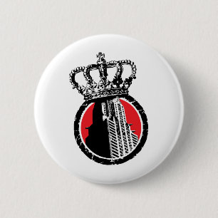 City Royalty Logo 6 Cm Round Badge