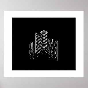 City Scape Poster