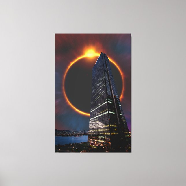 City Scrape Canvas Print (Front)