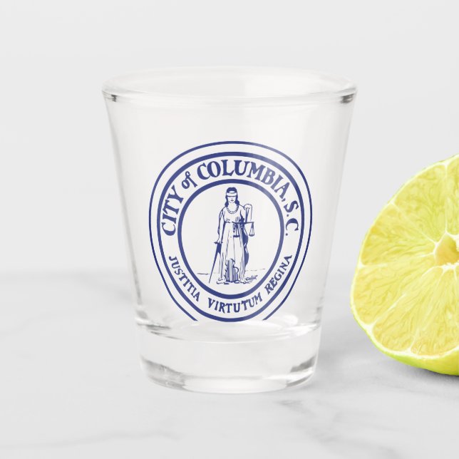 City Seal - Columbia, South Carolina Shot Glass (Front)