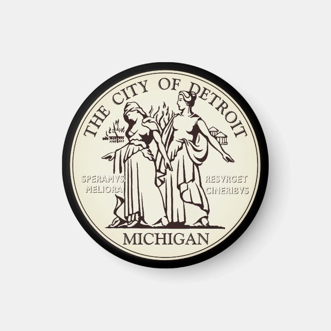 City Seal of Detroit Magnet (Front)