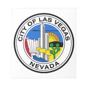 City Seal of Las Vegas (Nevada) Notepad