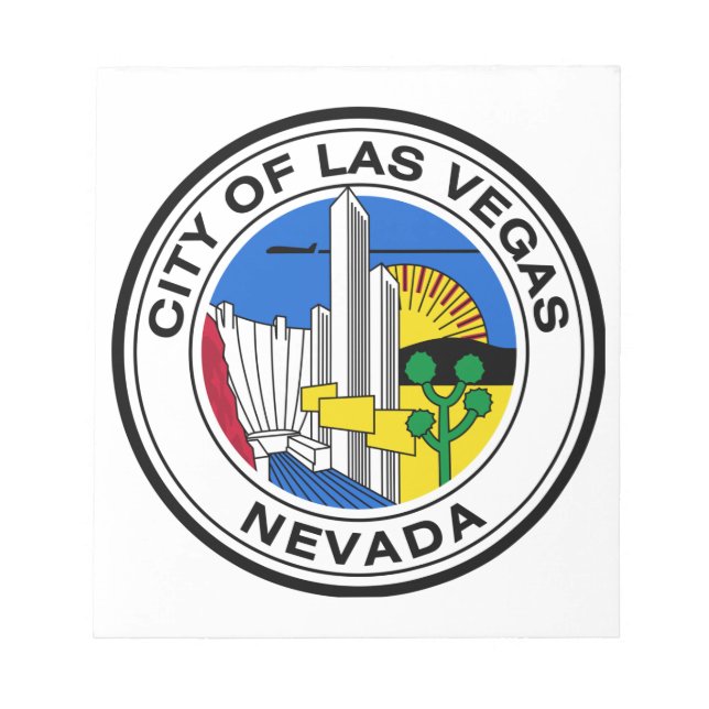 City Seal of Las Vegas (Nevada) Notepad (Front)