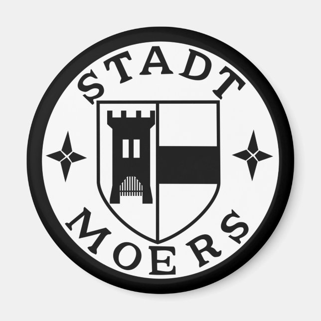 City Seal of Moers, Germany Magnet (Front)