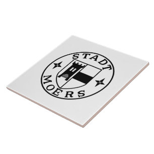 City Seal of Moers, Germany Tile