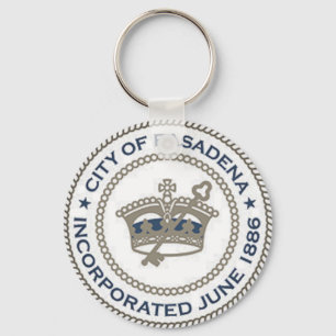 City Seal of Pasadena, California Key Ring