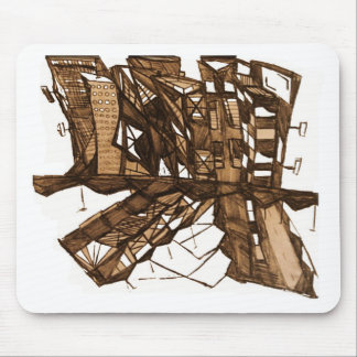 city shadow mouse mat