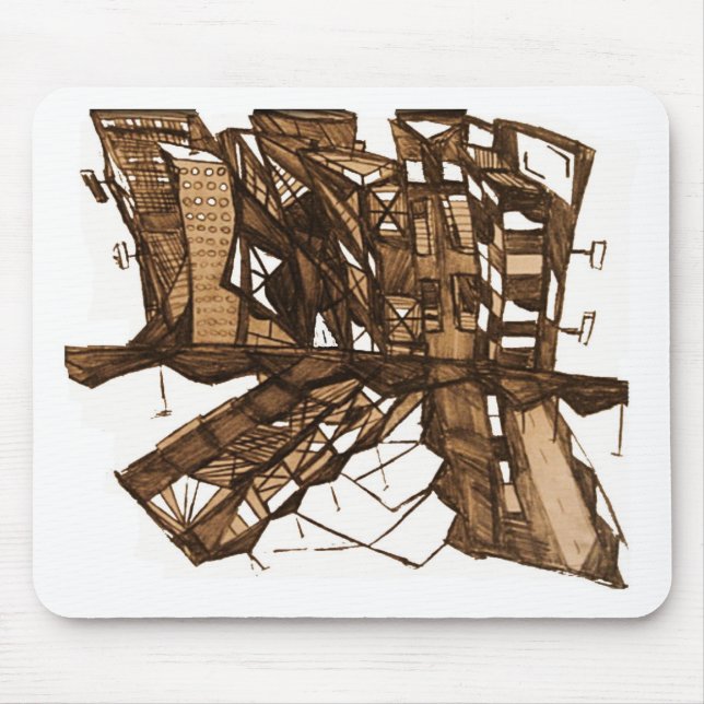 city shadow mouse mat (Front)