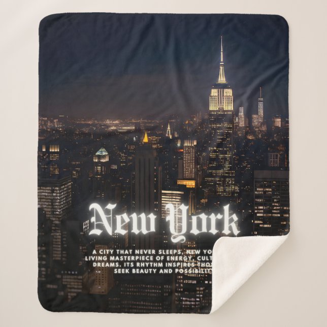 City Sherpa Blanket (Front)
