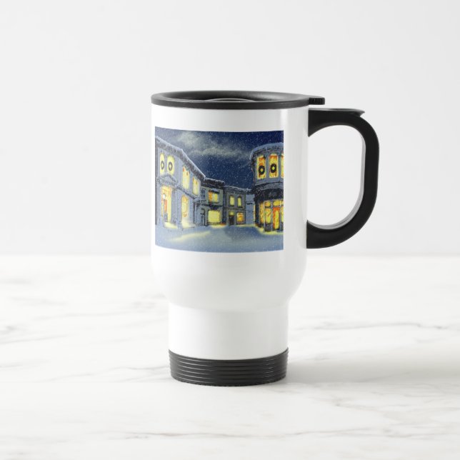 City Sidewalks Travel Mug (Right)