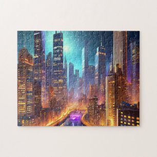 City Skyline Art 3 Photo Puzzles Skyline Internet
