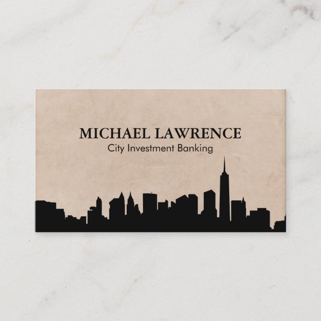 City Skyline Business Card (Front)